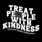 ****STAFF KINDNESS BLACK  HOODED SWEATSHIRT