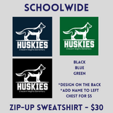 ***SCHOOL WIDE  SPIRIT WEAR - FULL ZIP UP SWEATSHIRT