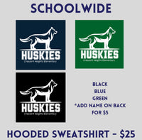 SCHOOL WIDE  SPIRIT WEAR - HOODED SWEATSHIRT